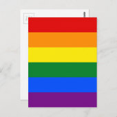 LGBT Rainbow Gay Pride Flag Briefkaart (Voorkant / Achterkant)