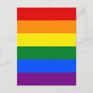 LGBT Rainbow Gay Pride Flag Briefkaart