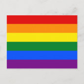 LGBT Rainbow Gay Pride Flag Briefkaart (Voorkant)