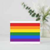 LGBT Rainbow Gay Pride Flag Briefkaart (Staand voorkant)