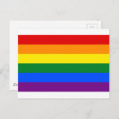 LGBT Rainbow Gay Pride Flag Briefkaart (Voorkant / Achterkant)