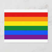 LGBT Rainbow Gay Pride Flag Briefkaart (Voorkant)