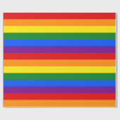 LGBT Rainbow Gay Pride Flag Cadeaupapier (Vlak)