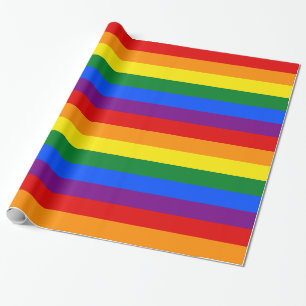 LGBT Rainbow Gay Pride Flag Cadeaupapier