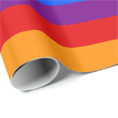 LGBT Rainbow Gay Pride Flag Cadeaupapier (Rol Hoek)