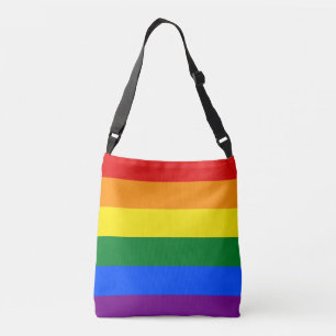LGBT Rainbow Gay Pride Flag Crossbody Tas