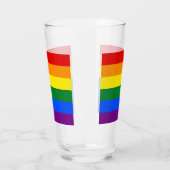 LGBT Rainbow Gay Pride Flag Glas (Links)