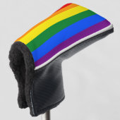 LGBT Rainbow Gay Pride Flag Golfheadcover (3/4 voorkant)