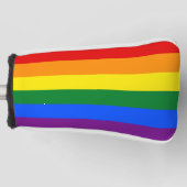LGBT Rainbow Gay Pride Flag Golfheadcover (Voorkant)