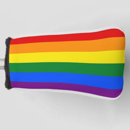 LGBT Rainbow Gay Pride Flag Golfheadcover (Voorkant)