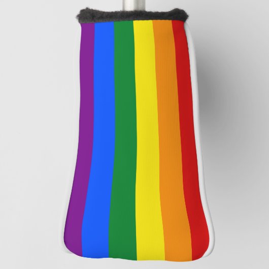 LGBT Rainbow Gay Pride Flag Golfheadcover (Draai 90)