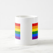 LGBT Rainbow Gay Pride Flag Koffiemok (Center)