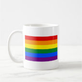 LGBT Rainbow Gay Pride Flag Koffiemok (Links)
