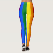LGBT Rainbow Gay Pride Flag Leggings (Achterkant)