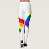 LGBT Rainbow Gay Pride Flag Leggings (Achterkant)