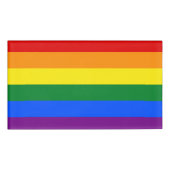 LGBT Rainbow Gay Pride Flag Naambadge (Voorkant)