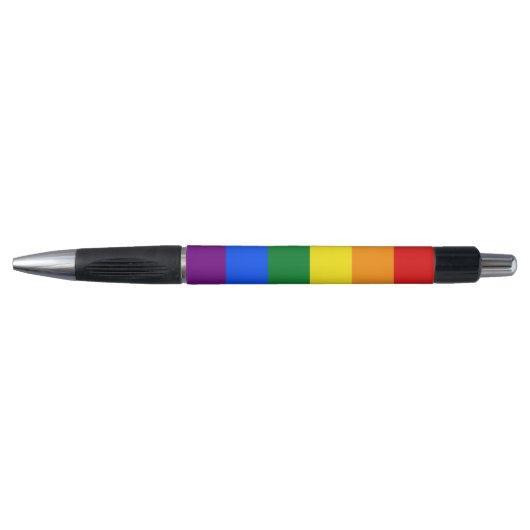 LGBT Rainbow Gay Pride Flag Pen (Voorkant)