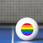 LGBT Rainbow Gay Pride Flag Pingpongbal (Net)