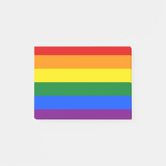 LGBT Rainbow Gay Pride Flag Post-it® Notes (Voorkant)
