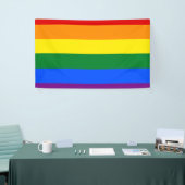 LGBT Rainbow Gay Pride Flag Spandoek (Beurs)
