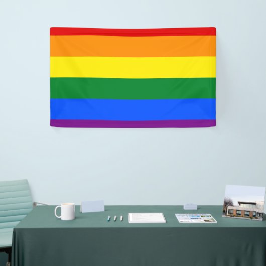 LGBT Rainbow Gay Pride Flag Spandoek (Beurs)
