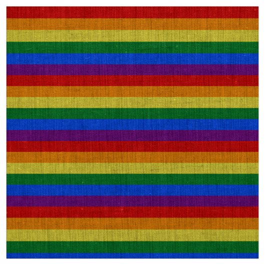 LGBT Rainbow Gay Pride Flag Stof (Swatch)