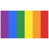 LGBT Rainbow Gay Pride Flag Tafelkleed (Voorkant (Horizontaal))