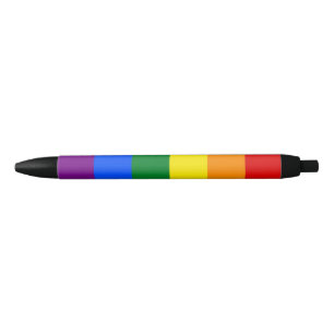 LGBT Rainbow Gay Pride Flag Zwarte Inkt Pen