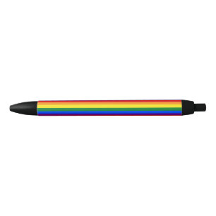 LGBT Rainbow Gay Pride Flag Zwarte Inkt Pen