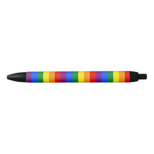 LGBT Rainbow Gay Pride Flag Zwarte Inkt Pen