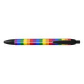 LGBT Rainbow Gay Pride Flag Zwarte Inkt Pen (Achterkant)