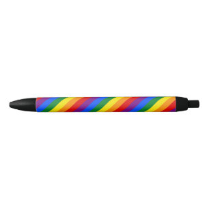 LGBT Rainbow Gay Pride Flag Zwarte Inkt Pen