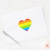 LGBT Rainbow Heart Gay Pride Vlag | LGBT-maand Hart Sticker (Envelop)