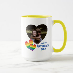 LGBT Rainbow Hearts-Vaderdag Mok
