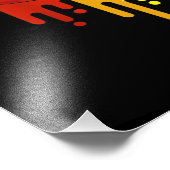 LGBT Rainbow Lip Gay Pride Foto Afdruk (Hoek)