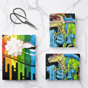 LGBT Rainbow Lip Gay Pride Inpakpapier Vel