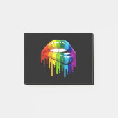 LGBT Rainbow Lip Gay Pride Post-it® Notes (Voorkant)