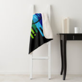 LGBT Rainbow Lip Gay Pride Sherpa Deken (In situ)