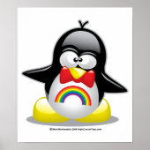 LGBT Rainbow Penguin Poster (Voorkant)