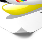 LGBT Rainbow Penguin Poster (Hoek)