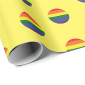 LGBT Rainbow Pride Flag Cadeaupapier (Rol Hoek)