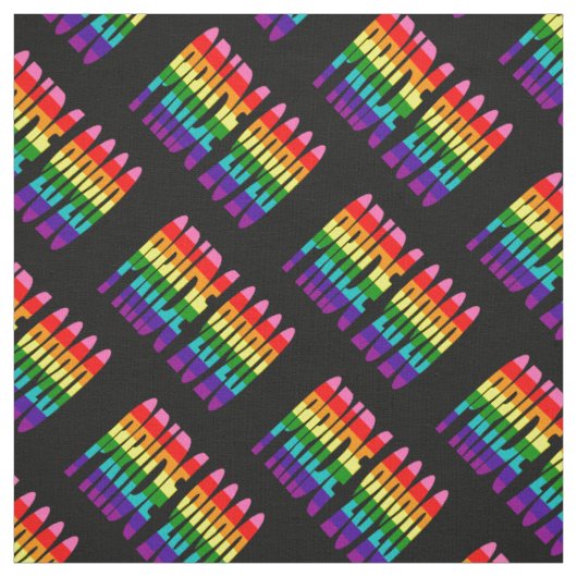 LGBT Rainbow Pride Flag Colors Gay Pride 2020 Stof (Swatch)