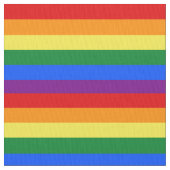 LGBT Rainbow Pride Flag Fabric Stof (Close Up)