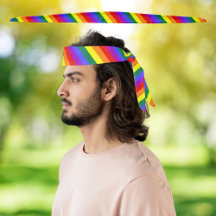 LGBT Rainbow Pride Flag Hoofdband Stropdas 42"