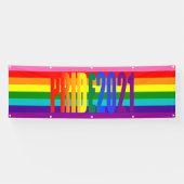 LGBT Rainbow Pride Flag LGBTQ Gay Pride 2021 Spandoek (Horizontaal)