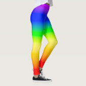 LGBT Rainbow Pride Flag Ombre gradiëntstripes Leggings (Rechts)