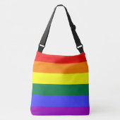 LGBT Rainbow Pride Flag POA Cross Body Bag Crossbody Tas (Voorkant)