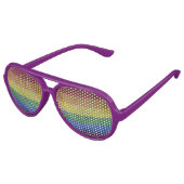 LGBT Rainbow Pride Flag Retro Style Aviator Zonnebril (Gekanteld)