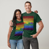 LGBT Rainbow Pride Flag Retro Style T-shirt (Unisex)