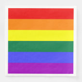 LGBT Rainbow Pride Flag Standard Dinner Napkin Servet (Voorkant)